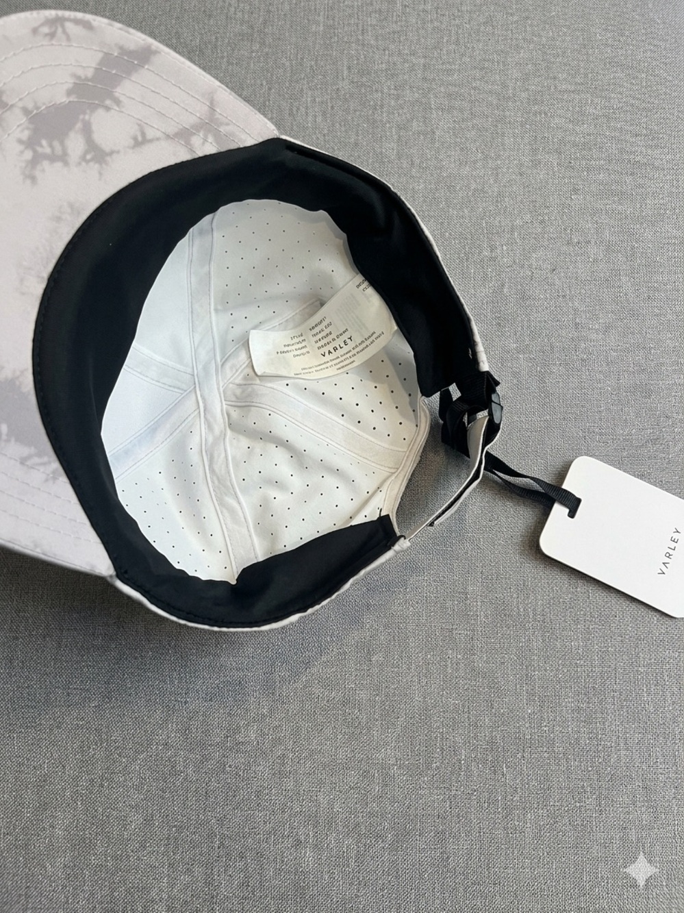 Brand New Varley Niles Cap/hat - Grey Tie Dye - Picture 3 of 3